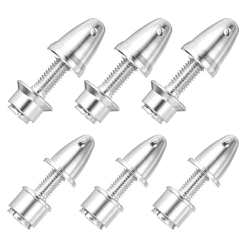 MECCANIXITY Propeller Adapter RC Plane Airplane Spinners, 3.17/4mm Aperture and 5/6mm Output Axle Propeller Adapter Saver for Shaft Brushless Motor Speed Controllers, Pack of 4 - size: 3.17/4mm x 5/6mm
