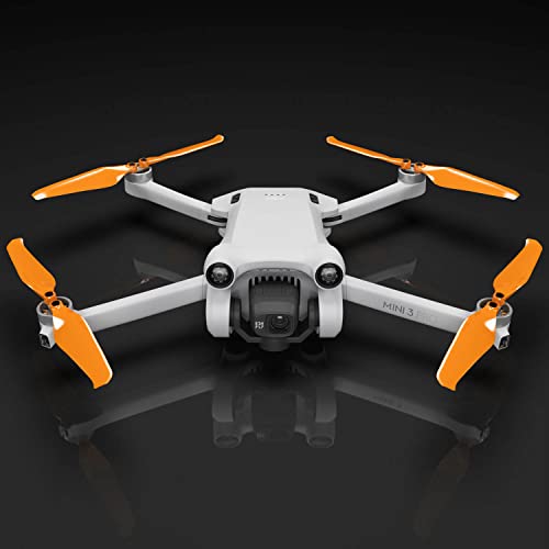 Master Airscrew Stealth Propellers for DJI Mini 3 Pro & Mini 4 Pro - Orange, 4 propellers in Set - color: Orange