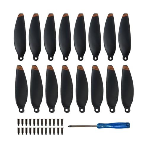 16Pcs Replacement Propellers with Screwdriver & Screws, Low-Noise and Quick-Release Blades Props for DJI Mini 2 / Mini SE/Mini 2 SE/Mini 4K Drone