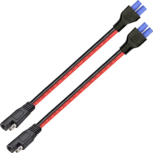 SAE to EC5 Female Connector,10AWG Power Adapter Cable - size: SAE-EC5-1FT