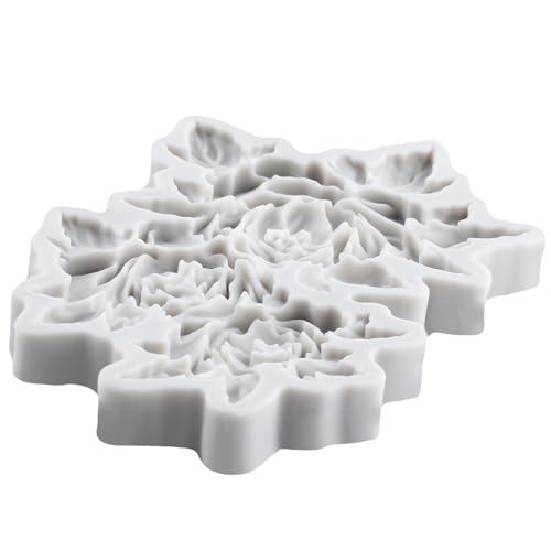Peony Flower Polymer Clay Molds Peony Flower Leaf Silicone Mold - color: Style I