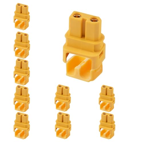 ELFCULB 10PCS Amass XT30ULW-B Female Connectors for Mini UAVs and Robotics - color: 10pcs XT30ULW-B Female