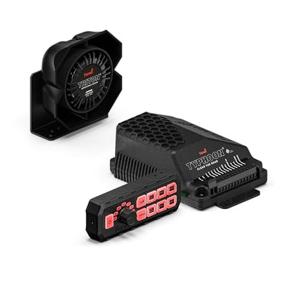 Feniex Typhoon Full-Function 100 Watt Siren & Controller with Triton 100W Siren Speaker Bundle