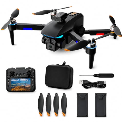 Drone with Camera, Screen Remote, 360° Obstacle Avoidance