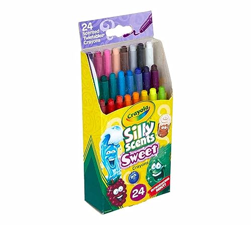 Crayola Silly Scents Twistables Crayons, 12 Count, Coloring Supplies, Gift for Kids