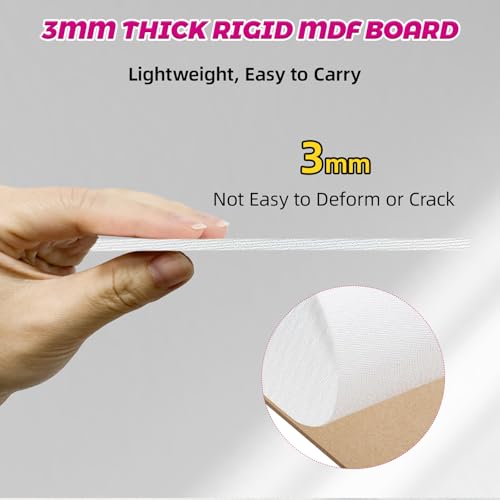 10 Pack 8"x10" Canvas Boards for Painting, 100% Cotton Triple Primed - size: 8x10" - 10Pack
