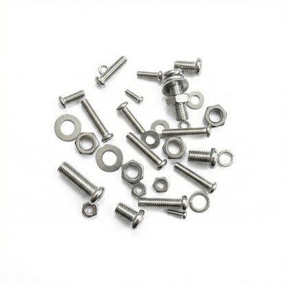 320 Pcs Small Metric Machine Screws Assortment Kit - M2/M2.5/M3/M4/M5 Assorted Nuts and Bolts, Lock & Flat Washers for Electronics, RC Models, DIY Projects - size: M2M2.5M3M4M5 320pcs