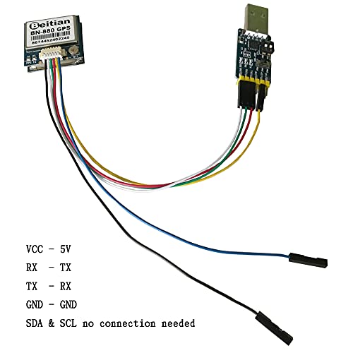 BN-880 GPS Receiver Compass Module Glonass Beidou NMEA0183 9600bps