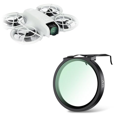 JJC UV Filter Compatible with DJI NEO Drone, Multi-Coated Drone UV Protection Filter with HD Optical Glass & Ultra Lightweight Aluminum - size: UV Filter Only