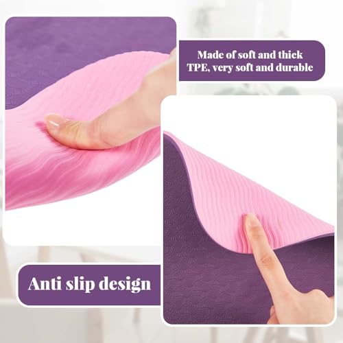 Sewing Machine Mat Pedal, 17'' X 36'' and 9'' X 14'', Pink Purple - color: Pink Purple, size: 17'' X 36'' and 9'' X 14''