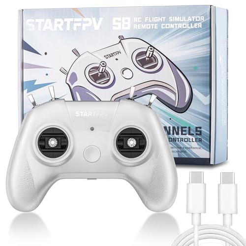 S8 Pro Simulator Controller, 8 Channel, Support Most Systems Platforms like Uncrashed, DRL, VelociDrone, RealFlight Evolution, Phoenix RC, Aerofly RC 10, Mode 2