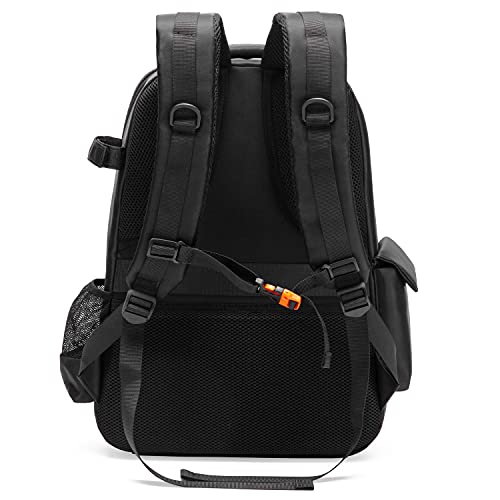 Waterproof Shockproof DJI FPV Backpack Portable Hard Case for DJI FPV Combo Drone, Remote Controller, Batteries, FPV Bag with YKK Zipper (Metal Grey)