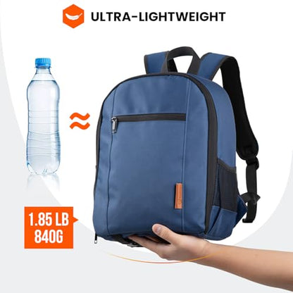 TARION Small Camera Backpack for Photographers Compact 12L Black TB-S - color: Blue, size: Small