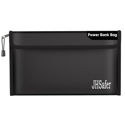 Fireproof Organizer Bag with Zipper,Travel Tech Pouch Bag,10"x6" - style: Black Bag