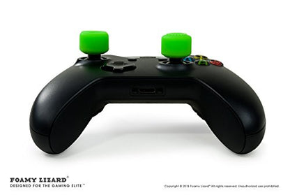 Foamy Lizard AceShot Raised Thumb Grips for Xbox One & Steamdeck, Green - color: Green