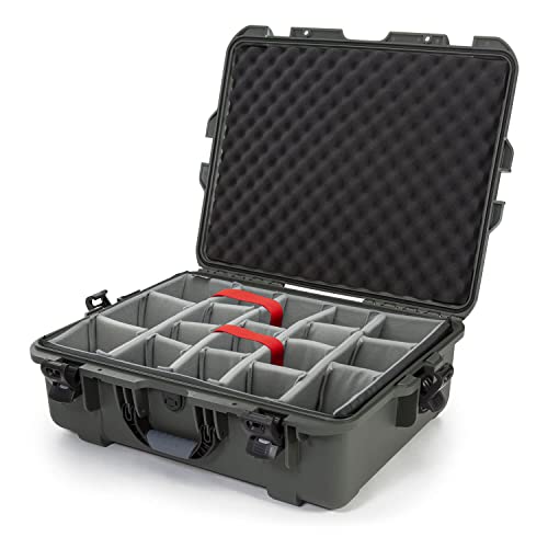NANUK 945 Waterproof Hard Case with Padded Dividers - Olive - color: Olive, style: Padded Divider