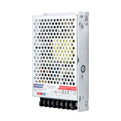 BTF-LIGHTING Power Supply DC24V 150W UL Recognized Component for LED Strip - size: 24V150W
