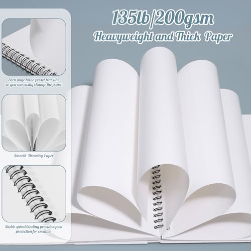 3 Pack Marker Paper Pad, 8.3 × 8.9 in, Double-Sided, 200gsm - size: 8.3×8.9 Inch (3 Pack)