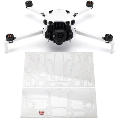 WRAPGRADE Skin Stickers Compatible with DJI Mini 5 Pro (Racing White) - color: Racing White