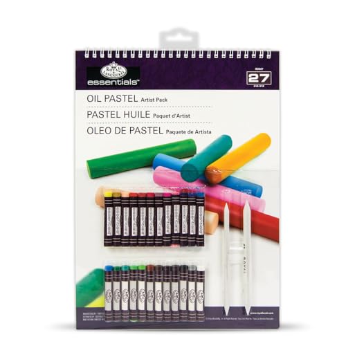 Royal & Langnickel Oil Pastels Artist Pack, 9-Inch by 12-Inch