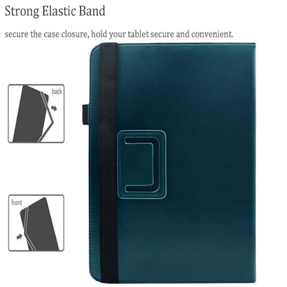 Universal 7 8 Inch Android Tablet Case Cover for All 7.0-8.5 Inch Tablet - color: Peacock Blue
