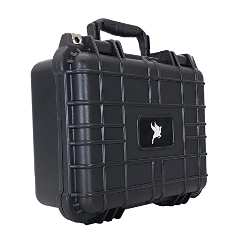 Flying Camel TSA Approved Hard Gun Camera Electronics Case with Foam, Water and Shock Proof