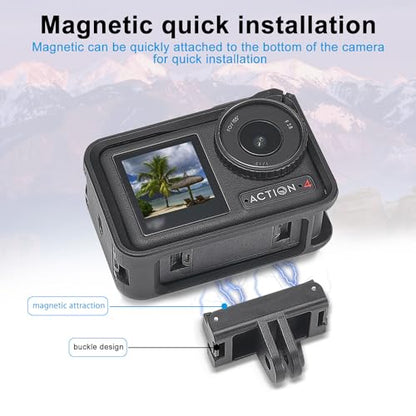 FiTSTILL Magnetic Quick Release Adapter for DJI OSMO 360/Action 5 Pro /4/3 - size: DJI OSMO 360&Action 5 Pro/4/3
