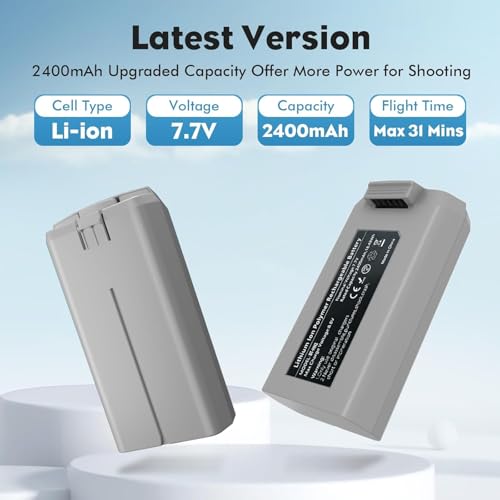 Intelligent Flight Battery Compatible with DJI Mini 4K, Mini 2,MiniSE,Mini2 SE (One Battery Only) - style: One Battery Only