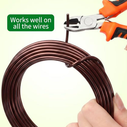 Mudder 5 Roll Bonsai Training Wire Aluminum 2/2.5/3/4/6mm Brown - color: Brown, size: 2/2.5/3/4/6mm