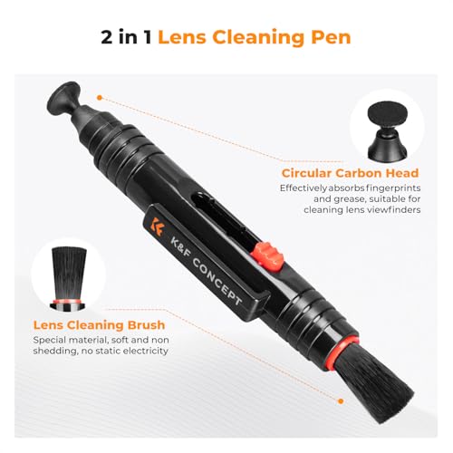 K&F CONCEPT 4 in 1 Camera Lens Cleaning Kit for Photography Beginner