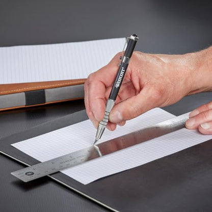 Westcott 16963 Pen-Style Retractable CarboTitanium Bonded Hobby Knife, Silver
