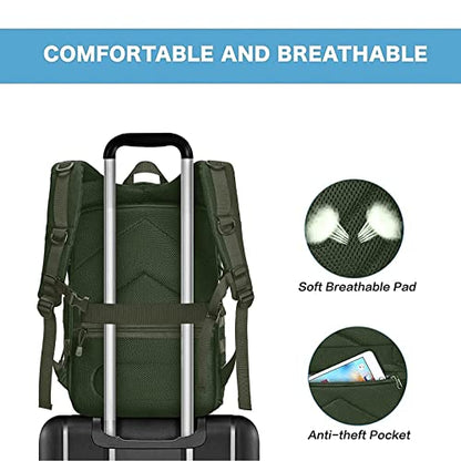 MOSISO Camera Backpack, DSLR/SLR/Mirrorless Tactical Camera Bag Case - color: Army Green