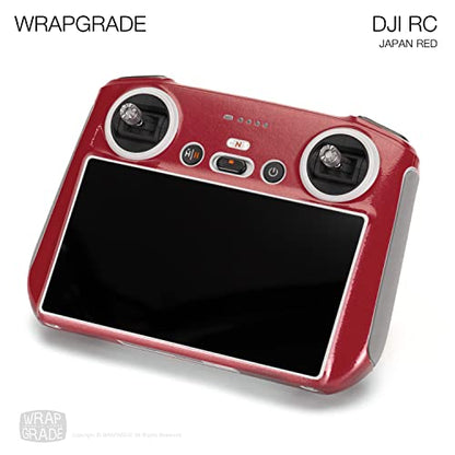 WRAPGRADE Skin Stickers Compatible with DJI RC (Japan RED) - color: JAPAN RED