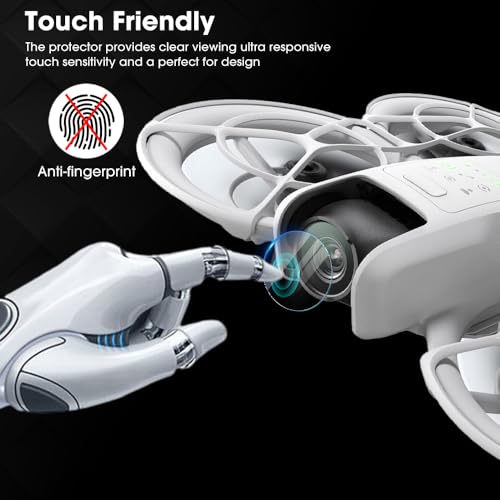 2Pcs HD Clear Tempered Glass Camera Protectors for DJI Neo Drone Accessories Kits Anti-Scratch Lens Screen Protective Film
