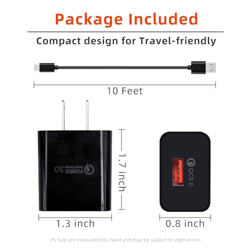 10ft USB Charger for 2021& Newer Amazon Kindle Fire HD Tablets,New Fire HD 8 10 Kid Pro, Paperwhite 10th 11th 12th 2022 2023 Release, USB C Charging Cable Cord for Signature Edition,Kindle Scribe - size: 10 Feet, style: 1 Pack