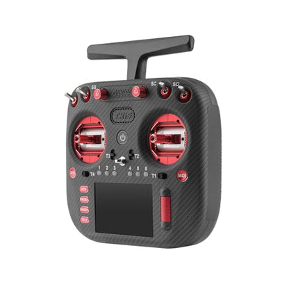 Radiomaster TX15 Max Radio Controller 2.4GHz 16 Channel EdgeTX Radio Transmitter, with AG02 CNC Hall Gimbals/3.5" IPS Touchscreen, Fits FPV Drones/Multirotors/RC Helicopter/Car Boats, Mode 2 (Red)