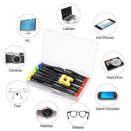 Ainiv Mini Precision Screwdriver Set, 24PCS Small Magnetic Screwdriver - color: 24 Pieces