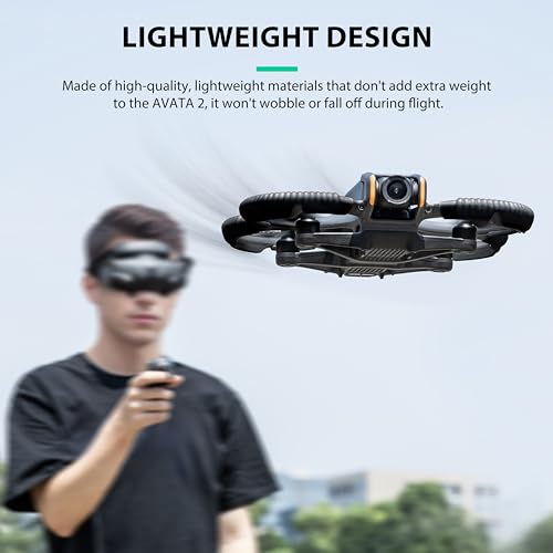 STARTRC Avata 2 Propeller Guard Protector for DJI Avata 2 Drone Protective Bumper Anti-Collision Shockproof Prop Protector for DJI Avata 2 Fly More Combo Accessories, black