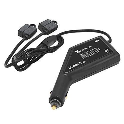Hanatora Battery Car Charger for DJI Mavic Mini(1st Generation),Triple Output (2 x Battery+USB),Multi Rapid Drone Charging Hub