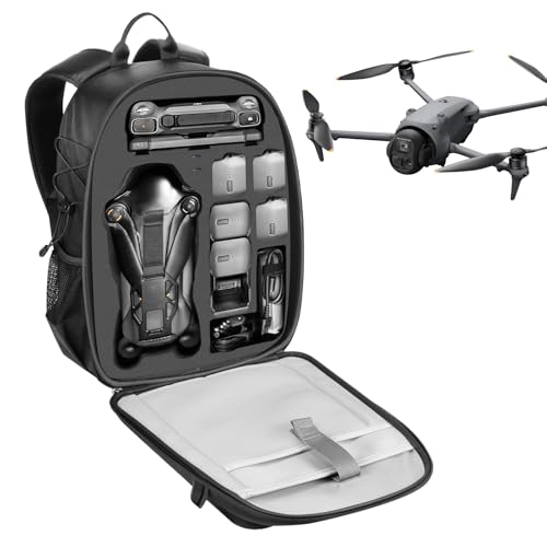 Smatree Professional Backpack for DJI Mavic 4 Pro - color: Black- For DJI Mavic 4 Pro