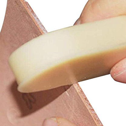 Leather Edging Sealing Wax Polishing Wax, Leather Carving Burnishing Working Tool (Transparent)
