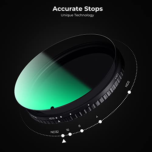 K&F CONCEPT 77mm Variable ND Filter ND2-ND32 (1-5 Stops) No X Cross - size: 77mm