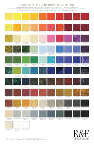 R&F Handmade Paints - Professional Encaustic Paint - Starter Kit, 14 Piece Set - size: 1 Count (Pack of 1), style: Starter Kit