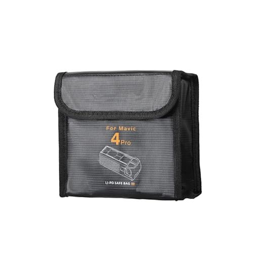 Mavic 4 Pro Battery Bag Lipo Battery Fireproof Explosionproof Bag for DJI Mavic 4 Pro Battery Storage Guard Safe Pouch, For 3 Battery, Neo Drone Storage Box - color: For 3 Battery