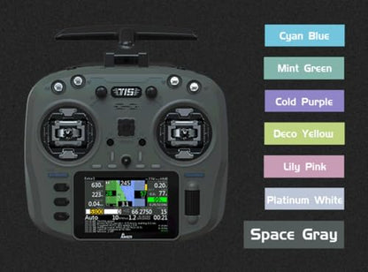 Jumper T15 2.4GHz VS-M Hall Sensor Gimbals 3.5" HD Touch Color Screen ELRS EdgeTX ExpressLRS Radio Controller - color: Gray