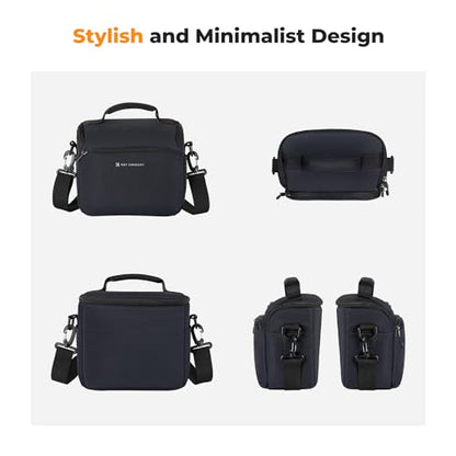 K&F CONCEPT Camera Sling Bag Small Crossbody Case - color: 04-Deep Blue