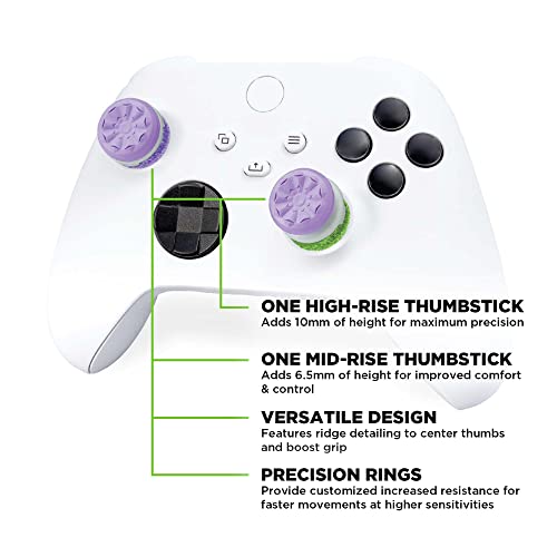 KontrolFreek Aim Boost Kit for Xbox One and Xbox Series X Controller | Includes Performance Thumbsticks and Precision Rings | Galaxy Edition - color: Purple