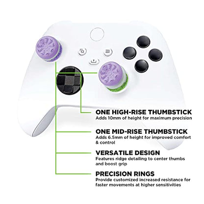 KontrolFreek Aim Boost Kit for Xbox One and Xbox Series X Controller | Includes Performance Thumbsticks and Precision Rings | Galaxy Edition - color: Purple
