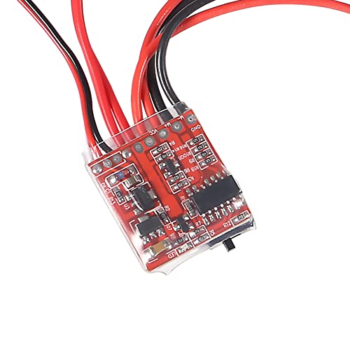 4 PCS Mini RC 20A Brushed ESC Motor Speed RC ESC 2KHz Forward Reverse Brush Brake RC 2S for Controller Boat RC Car Tank