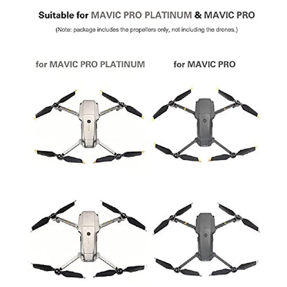 4 PCS Low-Noise Quick-Release 8331F Propellers Noise Reduction Up to 60% Replacement Accessories for DJI Mavic PRO Platinum Accessory Part
